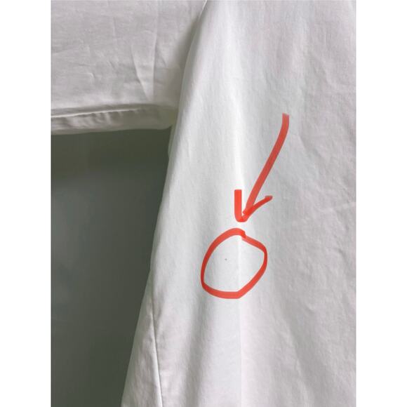 ALLSAINTS Iris Lace Cotton Blend Button Up White Shirt Dress Size M - Picture 9 of 12